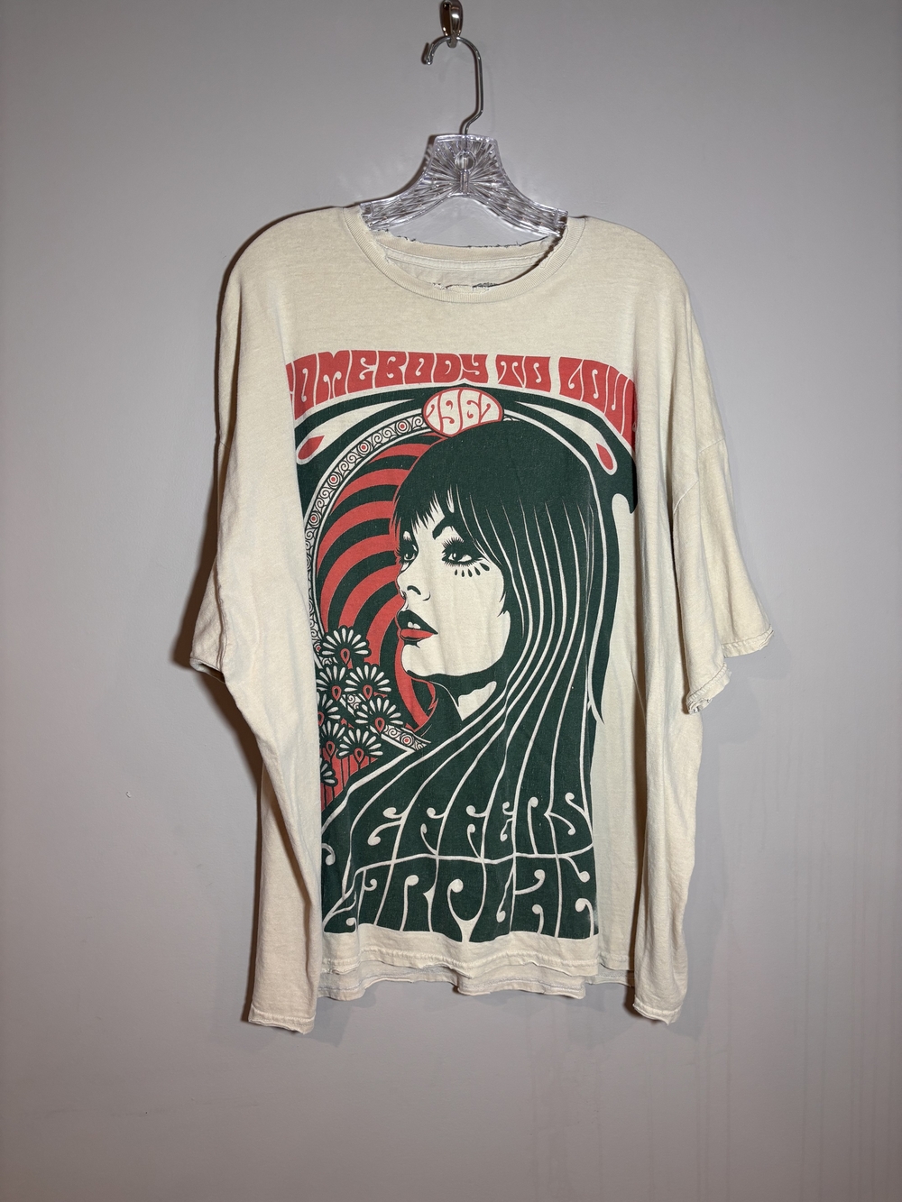 UO Jefferson Airplane Dad T-Shirt L/XL - Picture 2 of 6